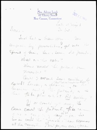 M to Doris Letter, June 13, 1960