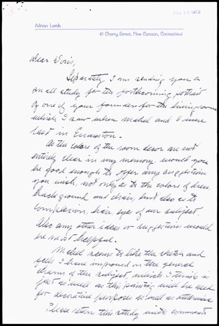Adrian to Doris Letter, August 19, 1959