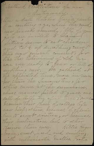 Scattered Recollections of an Antiquary