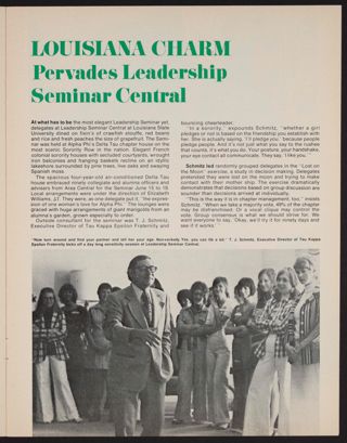 Louisiana Charm Pervades Leadership Seminar Central