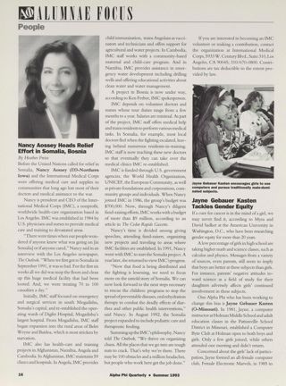 Alumnae Focus: People, Summer 1993