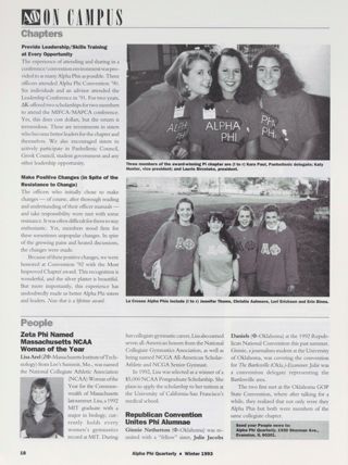 On Campus: People, Winter 1993