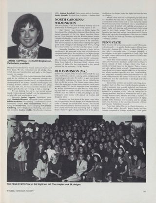 Bear Tracks: SUNY/Binghamton, Winter 1990, Continued. Bear Tracks: North Carolina/Wilmington, Winter 1990. Bear Tracks: Old Dominion (Va.), Winter 1990. Bear Tracks: Penn State, Winter 1990