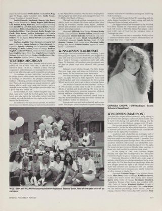 Bear Tracks: Purdue (Ind.), Spring 1990, Continued. Bear Tracks: Western Michigan, Spring 1990. Bear Tracks: Wisconsin (LaCrosse), Spring 1990. Bear Tracks: Wisconsin (Madison), Spring 1990