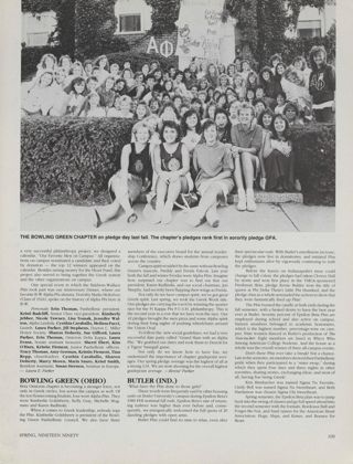 Bear Tracks: Baldwin-Wallace (Ohio), Spring 1990, Continued. Bear Tracks: Bowling Green (Ohio), Spring 1990. Bear Tracks: Butler (Ind.), Spring 1990