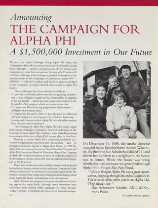 The Campaign for Alpha Phi