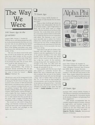 The Way We Were, Summer 1990