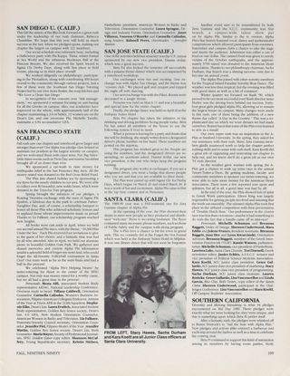 Bear Tracks: San Diego U. (Calif), Fall 1990. Bear Tracks: San Francisco State (Calif.), Fall 1990. Bear Tracks: San Jose State (Calif.), Fall 1990. Bear Tracks: Santa Clara (Calif.), Fall 1990. Bear Tracks: Southern California, Fall 1990