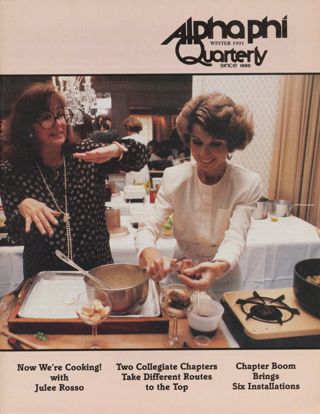 Alpha Phi Quarterly, Vol. CIII, No. 1, Winter 1991 Front Cover