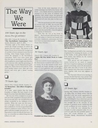 The Way We Were, Spring 1991