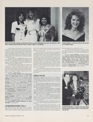 Bear Tracks: Northern Illinois, Spring 1991, Continued. Bear Tracks: Northwestern (Ill.), Spring 1991. Bear Tracks: Ohio State, Spring 1991