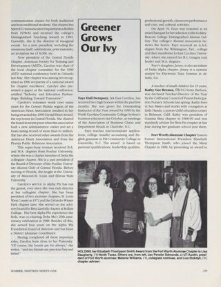 Alumnae Life: Communications Consultant, Continued. Greener Grows Our Ivy, Summer 1991