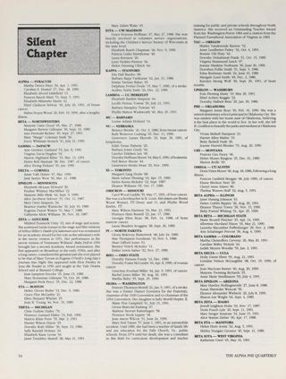 Silent Chapter, Winter 1992