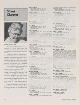 Silent Chapter, Spring 1992