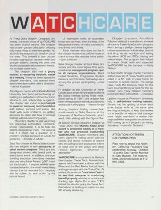 Watchcare, Summer 1992
