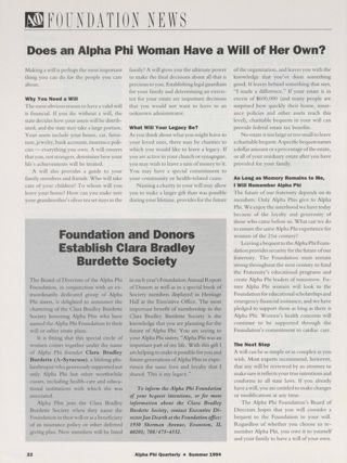 Alpha Phi Foundation News, Summer 1994
