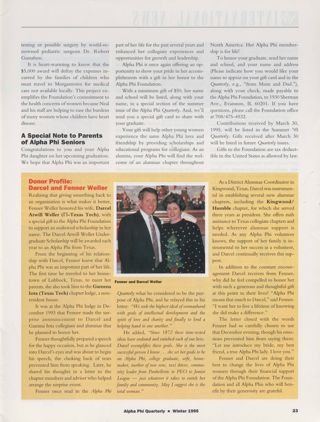 Alpha Phi Foundation News, Winter 1995, Continued