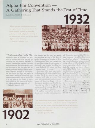 Alpha Phi Convention - A Gathering That Stands the Test of Time