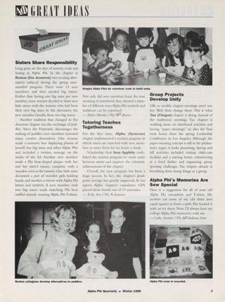 Great Ideas, Winter 1996
