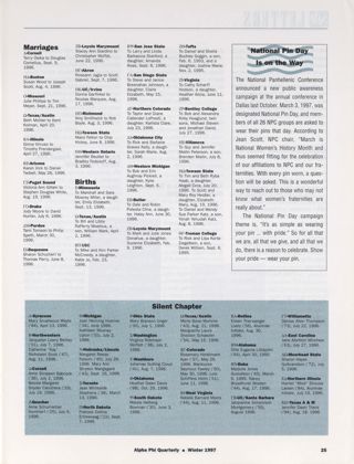 Alumnae Focus: Marriages, Winter 1997. Alumnae Focus: Births, Winter 1997. National Pin Day Is on the Way. Alumnae Focus: Silent Chapter, Winter 1997
