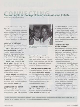 Connecting After College: Joining as an Alumna Initiate