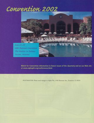 Convention 2002 Advertisement, Summer 2001