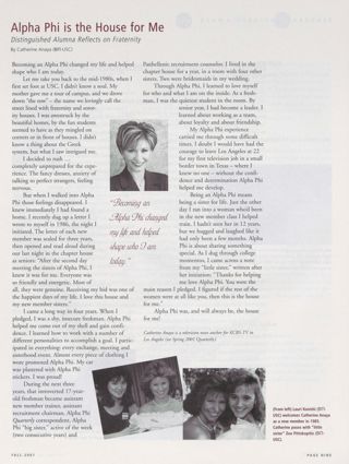 Alpha Phi Is the House for Me