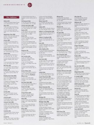 Announcements: New Additions, Fall 2001