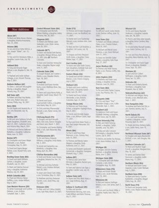 Announcements: New Additions, Winter 2002