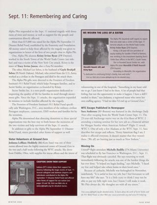 Sept. 11: Remembering and Caring