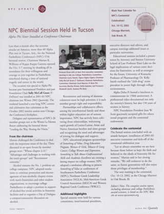 NPC Update: NPC Biennial Session Held in Tucson