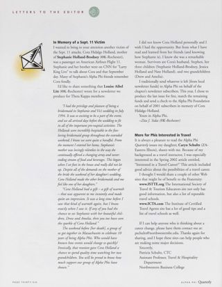 Letters to the Editor, Summer 2002