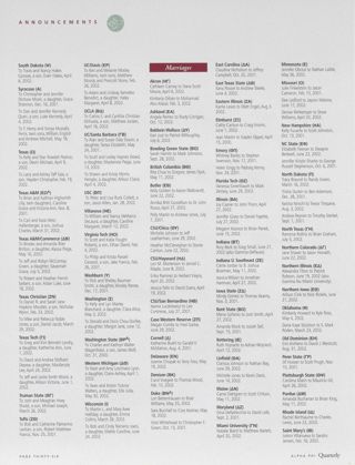 Announcements: New Arrivals, Fall 2002, Continued. Announcements: Marriages, Fall 2002