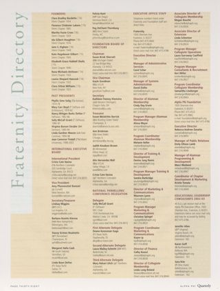 Fraternity Directory, Fall 2002