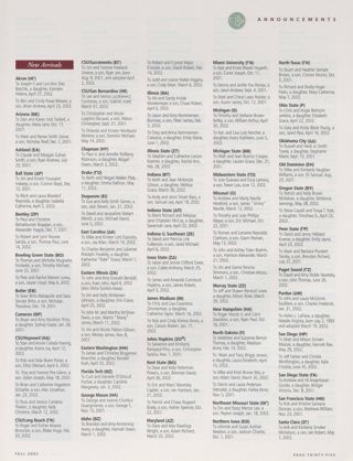 Announcements: New Arrivals, Fall 2002