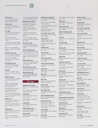 Announcements: New Arrivals, Summer 2003, Continued. Announcements: Marriages, Summer 2003