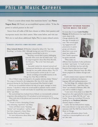 Phis in Music Careers