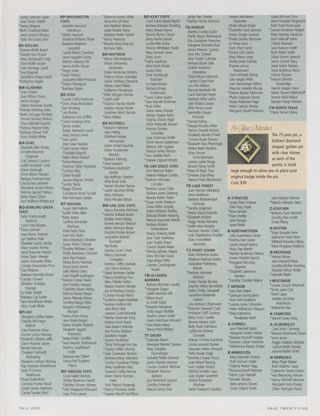 50-Year Members, Fall 2003, Continued, Continued. 75-Year Members, Fall 2003