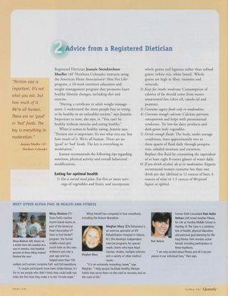 Perspectives on Health: Advice From a Registered Dietician