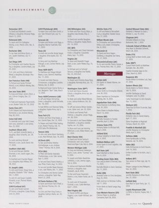 Announcements: New Arrivals, Summer 2004, Continued. Announcements: Marriages, Summer 2004