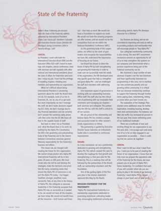 State of the Fraternity, Fall 2004