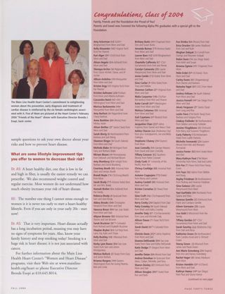 A Heart Full of Dedication and Commitment, Continued. Congratulations, Class of 2004