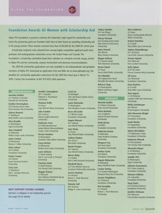 Foundation Awards 65 Women With Scholarship Aid