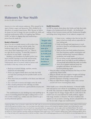 Makeovers for Your Health