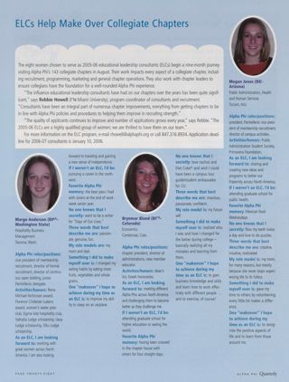 ELCs Help Make Over Collegiate Chapters