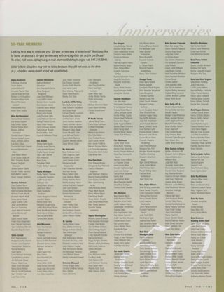 50-Year Members, Fall 2006
