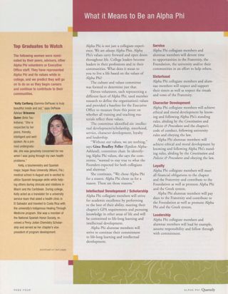 What It Means to Be an Alpha Phi. Top Graduates to Watch
