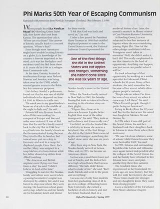 Phi Marks 50th Year of Escaping Communism