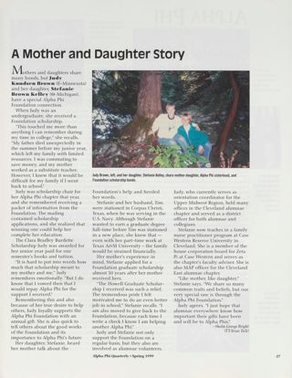 A Mother and Daughter Story