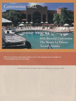 Convention 2002 Advertisement, Fall 2000